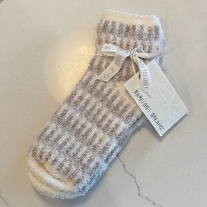 Barefoot Dreams Cozychic Stripe Tennis Socks